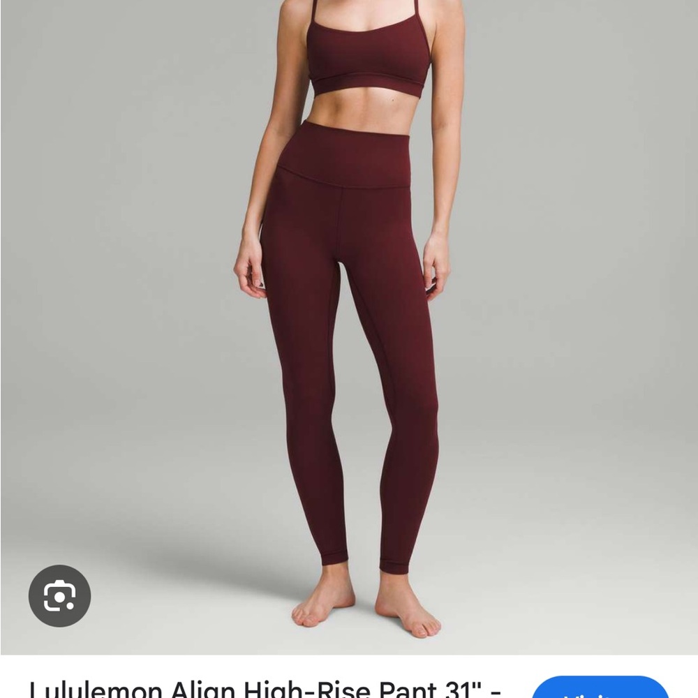 Lululemon Align 25” Garnet